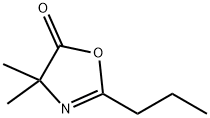 5(4H)-Oxazolone,4,4-dimethyl-2-propyl-(9CI) Struktur