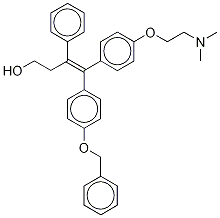 4-Benzyloxy β-Hydroxy TaMoxifen Struktur