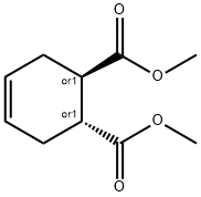 dimethyl (1R,6R)-cyclohex-3-ene-1,6-dicarboxylate Struktur