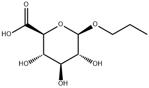 Propyl b-D-glucuronide Struktur