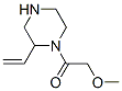 Piperazine, 2-ethenyl-1-(methoxyacetyl)- (9CI) Struktur