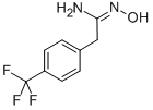 BENZENEETHANIMIDAMIDE, N-HYDROXY-4-(TRIFLUOROMETHYL)- Struktur