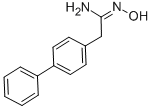 [1,1'-BIPHENYL]-4-ETHANIMIDAMIDE, N-HYDROXY Struktur