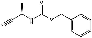 (R)-benzyl 1-cyanoethylcarbaMate Struktur