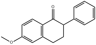 6-methoxy-2-phenyl-tetralone Struktur