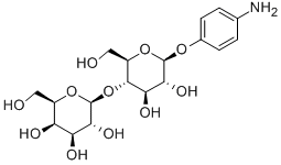 P-AMINOPHENYL BETA-D-LACTOPYRANOSIDE Structure