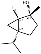 (1alpha,2alpha,5alpha)-2-methyl-5-(1-methylethyl)bicyclo[3.1.0]hexan-2-ol Struktur