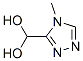 Methanediol, (4-methyl-4H-1,2,4-triazol-3-yl)- (9CI) Struktur