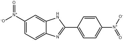 5-nitro-2-(4-nitrophenyl)-1H-benzimidazole Struktur