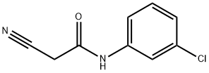 N-(3-CHLORO-PHENYL)-2-CYANO-ACETAMIDE Struktur