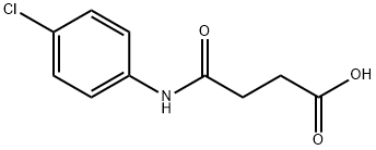 4-[(4-CHLOROPHENYL)AMINO]-4-OXOBUTANOIC ACID Struktur