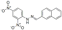 2-Naphthalenecarbaldehyde 2,4-dinitrophenyl hydrazone Struktur