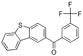 2-(m-Trifluoromethylbenzoyl)dibenzothiophene Struktur