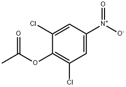 2-Acetoxy-1,3-dichloro-5-nitrobenzene Struktur