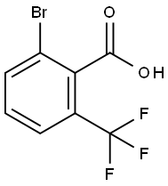 2-Bromo-6-(trifluoromethyl)benzoic acid 97% Struktur