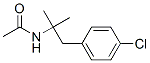 N-[2-(4-chlorophenyl)-1,1-dimethylethyl]acetamide Struktur