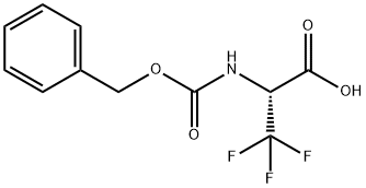 L-Alanine, 3,3,3-trifluoro-N-[(phenylmethoxy)carbonyl]- Struktur