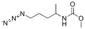 Carbamic  acid,  (4-azido-1-methylbutyl)-,  methyl  ester  (9CI) Struktur