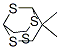 9,9-Dimethyl-2,4,6,8-tetrathiaadamantane Struktur