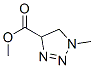 1H-1,2,3-Triazole-4-carboxylicacid,4,5-dihydro-1-methyl-,methylester(9CI) Struktur