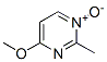 Pyrimidine, 4-methoxy-2-methyl-, 1-oxide (8CI,9CI) Struktur