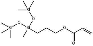 (3-ACRYLOXYPROPYL)METHYLBIS(TRIMETHYLSILOXY)SILANE Struktur