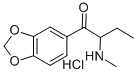 2-Methylamino-1-(3',4'-methylenedioxyphenyl)butan-1-one hydrochloride