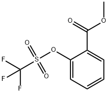 Benzoic acid, 2-[[(trifluoroMethyl)sulfonyl]oxy]-, Methyl ester Struktur