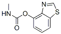 Carbamic acid, methyl-, 4-benzothiazolyl ester (8CI) Struktur