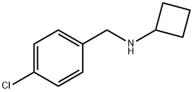 (4-CHLORO-BENZYL)-CYCLOBUTYL-AMINE Struktur