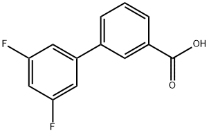 3',5'-DIFLUORO-BIPHENYL-3-CARBOXYLIC ACID Struktur