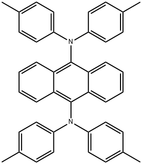 9,10-Bis[N,N-di-(p-tolyl)-amino]anthracene Struktur