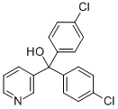 alpha,alpha-bis(4-chlorophenyl)pyridine-3-methanol  Struktur