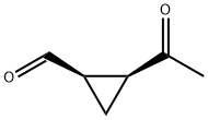 Cyclopropanecarboxaldehyde, 2-acetyl-, (1R-cis)- (9CI) Struktur