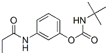 tert-Butylcarbamic acid 3-(propionylamino)phenyl ester Struktur