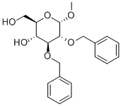 METHYL 2,3-DI-O-BENZYL-ALPHA-D-GLUCOPYRANOSIDE Struktur