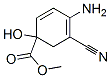 2,4-Cyclohexadiene-1-carboxylicacid,4-amino-5-cyano-1-hydroxy-,methyl Struktur