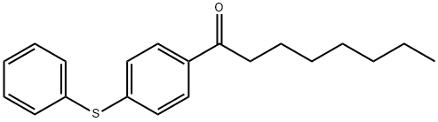 4-(PHENYLTHIO)OCTANOPHENONE Struktur