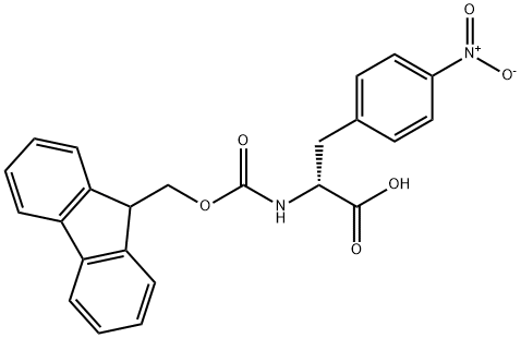 FMOC-D-4-Nitrophe  Struktur