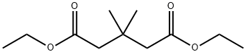 3,3-Dimethylpentanedioic acid diethyl ester Struktur