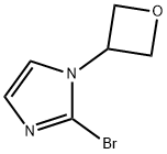 1H-Imidazole, 2-bromo-1-(3-oxetanyl)- Struktur