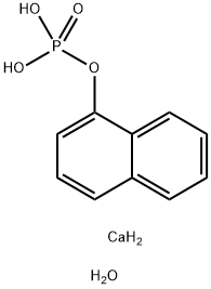 1-NAPHTHYL PHOSPHATE CALCIUM SALT TRIHYDRATE Struktur