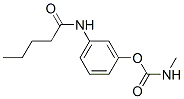 N-[3-(N-Methylcarbamoyloxy)phenyl]valeramide Struktur