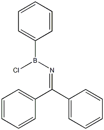 Chlorophenyl[(diphenylmethylene)amino]borane Struktur