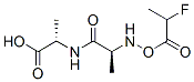 Alanine,  N-(2-fluoro-1-oxopropoxy)alanyl-  (9CI) Struktur