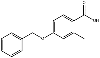 4-BENZYLOXY-2-METHYLBENZOIC ACID Struktur