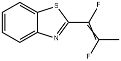 Benzothiazole, 2-(1,2-difluoropropenyl)- (8CI) Struktur