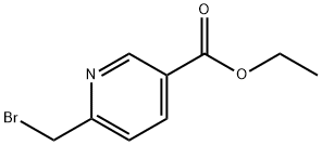 ethyl 6-(bromomethyl)pyridine-3-carboxylate Struktur