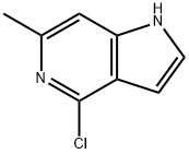 1H-Pyrrolo[3,2-c]pyridine, 4-chloro-6-Methyl- Struktur