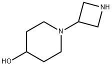 1-(3-AZETIDINYL)-4-PIPERIDINOL Struktur